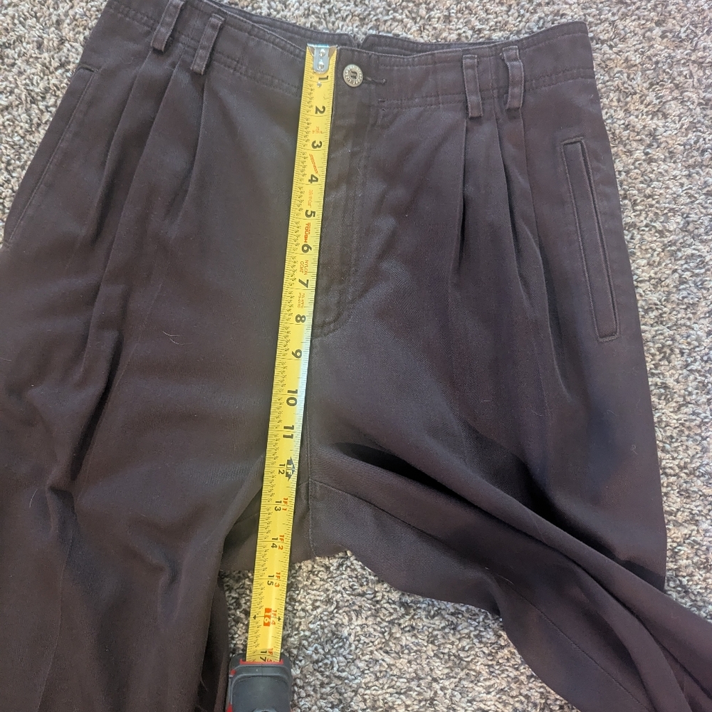 vintage Liz Claiborne Chocolate Brown Trousers - Picture 5 of 7